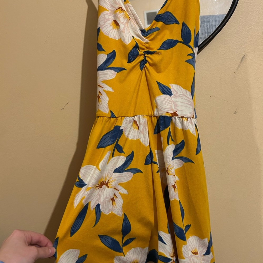 Floral Yellow Dress